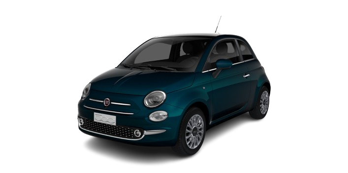 All-Electric Fiat 500 - Epic Blue