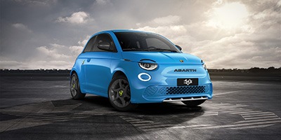 New Abarth 500e - Poison Blue