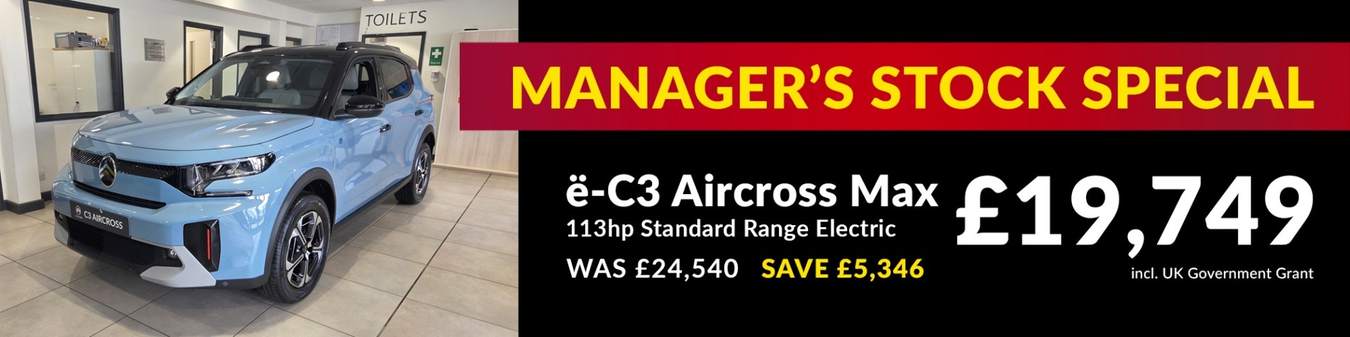 Managers Special eC3 Aircross