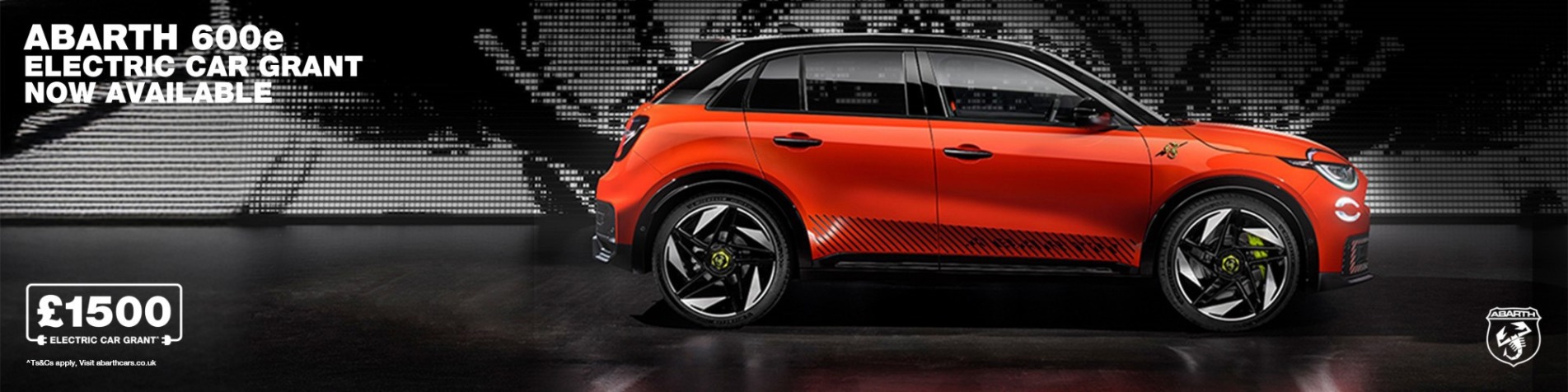Abarth Q3 EV Grant Banner